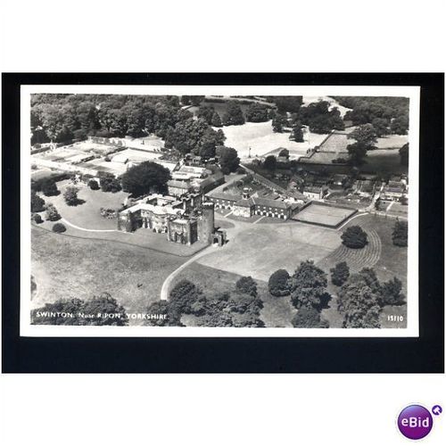 Yorkshire SWINTON (Ripon) Aerial Postcard by Aerofilms (15110)
