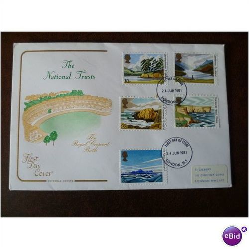 1981 GB National Trusts Cotswold FDC London N1 Bath