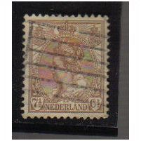 Netherlands 1898 7 1/2C BROWN F/U SG178