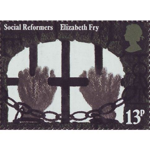 Great Britain 1976 Social Reformers 13p Elizabeth Fry Mint NHM 2 SG 1004 stamp