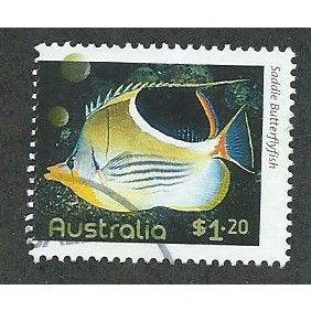 AUS 2010 $1.20 'FISHES OF THE REEF' FINE USED (EBID35-001)
