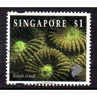 Singapore 1994 Reef Life definitives $1 value, Questa, f. used, SG 753g