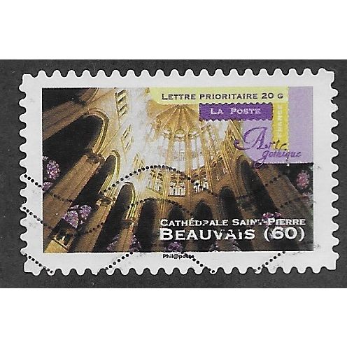 FRA 2011 (58c) 'GOTHIC ART - BEAUVAIS 60' FINE USED (EBID57-570)