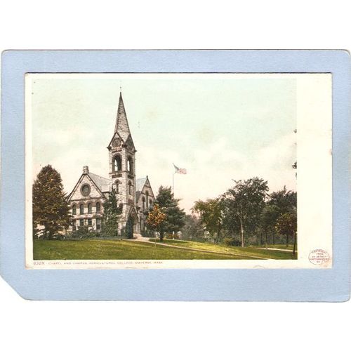 MA Amherst Chapel & Campus Agricultural College ma_box1~67