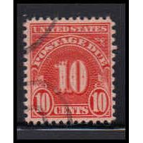 Used J84a 10c Postage Due Fine K1363