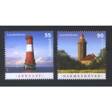 Germany 'Arngast & Dahmeshoeved Lighthouses' **/MNH 2011