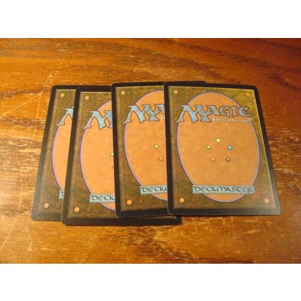 Magic The Gathering, MTG, 4-Cards, 1993-2000, PUNISHING FIRE, nm
