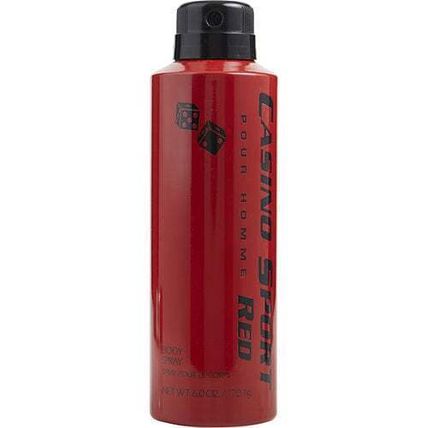 CASINO SPORT RED by Casino Parfums BODY SPRAY 6 OZ For MEN
