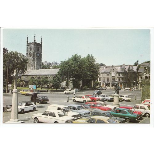 The Church Tavistock Devon Postcard 1836