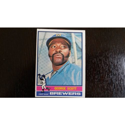 1976 Topps Card # 015 George Scott Excellent (5) Milwaukee Brewers