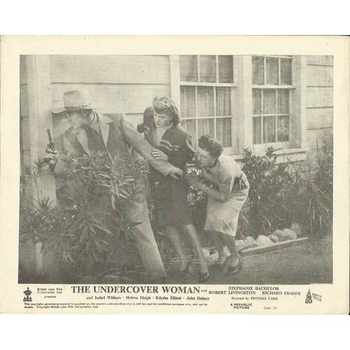 THE UNDERCOVER WOMAN Stephanie Bachelor, Robert Livingston F-O-H Stills (4)