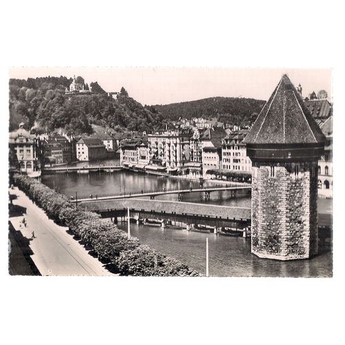 LUZERN, SWITZERLAND unused vintage postcard vgc /