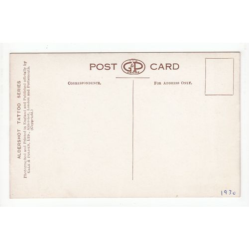 Queen Elizabeth at Tilbury Aldershot Tattoo Series Postcard AT121
