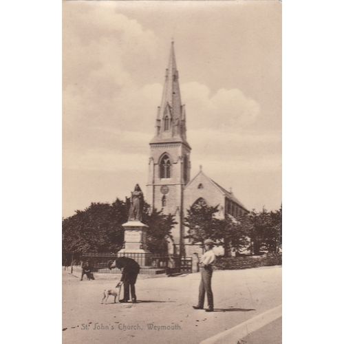 St.John's Church Weymouth Dorset Postcard (DOR77255)