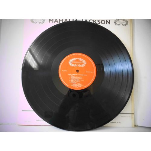 12" LP.SOUL. MAHALIA JACKSON. GREAT SONGS OF LOVE AND FAITH.1967. EXCELLENT