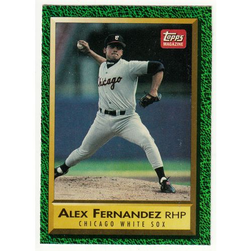 1991 Topps Magazine baseball TM40 Alex Fernandez insert card –NM- White Sox