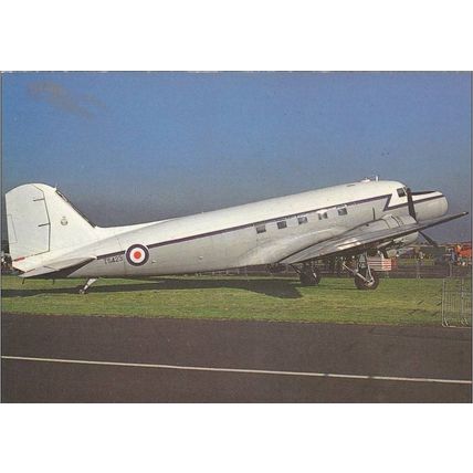 Douglas DC3 Dakota Military Aircraft Postcard (AM1934)
