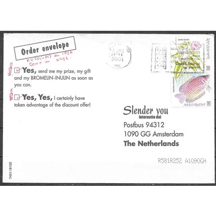 Malaysia Lettre OBLITERE ( USED ) ref17