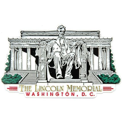 The Lincoln Memorial Washington D.C. Fridge Magnet