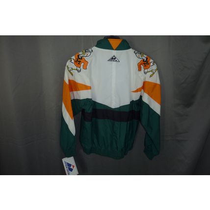 NOS Apex Miami Hurricanes Blast Jacket Men's Medium Vintage