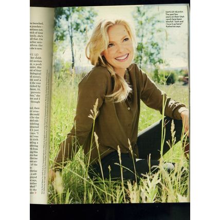 KATHERINE HEIGL Good Housekeeping Magazine Quick Cook Suppers Best Hair 2014