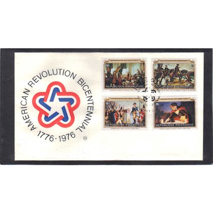 FDC Int'l Rwanda Honoring USA Bicentennial (Cachet-U/A) CV01102