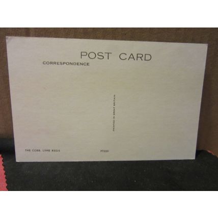 THE COBB, LYME REGIS Dorset unused vintage postcard PT2201 =