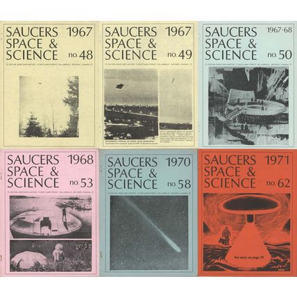 Saucers, Space & Science newsletters- all 65 issues 1950s ufo mag PDF downloads