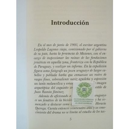 CUENTOS DE LA SELVA de HORACIO QUIROGA en ESPANOL
