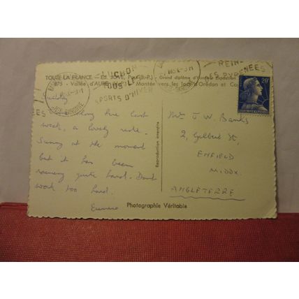 TOUTE LA FRANCE, PAU vintage used postcard RP 1958 pm /