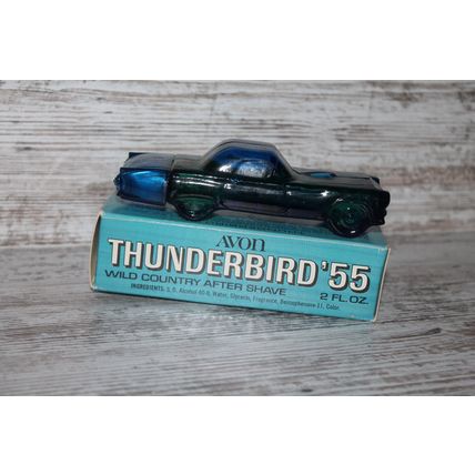 VTG Avon WILD COUNTRY After Shave Thunderbird '55 2 oz Car Collectors Gift