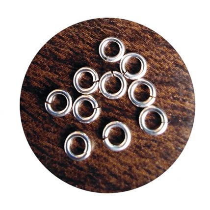 925 Sterling Silver 4mm Twist Lock Jump Ring Jewellery Making Repair open C41