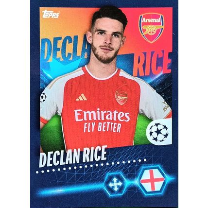 topps Champions League 2023 2024 Sticker #58 Declan Rice