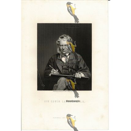 Sir Edwin Landseer, Artist, Book Illustration (Print), 1899