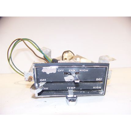 1970 PLYMOUTH FURY HEATER CONTROLS OEM #2884085
