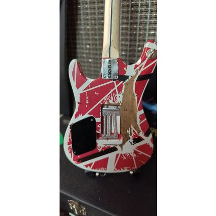 EDDIE VAN HALEN- Red/White "5150" 1:4 Scale Replica Guitar ~Licensed~