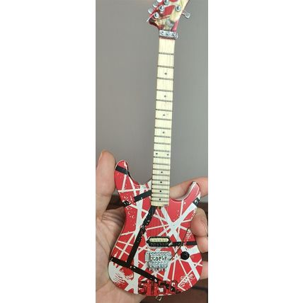 EDDIE VAN HALEN- Red/White "5150" 1:4 Scale Replica Guitar ~Licensed~