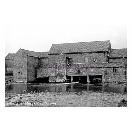 pu3565 - Notts - The Historic Wolsey Water Mill, in Scrooby - print 6x4
