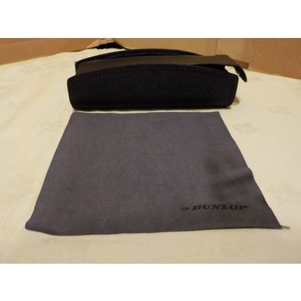 Dunlop Hard Glasses/Sunglasses Case with Cloth - NEW
