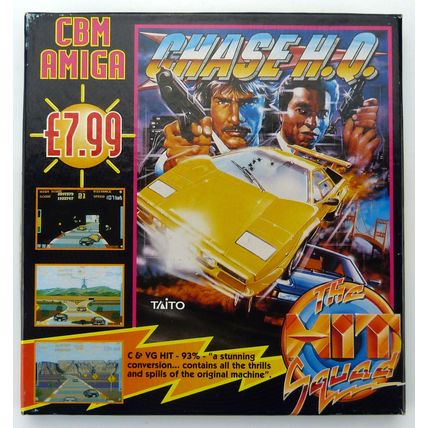 CHASE H.Q. BY THE HIT SQUAD FOR COMMODORE AMIGA - TESTED & WORKING
