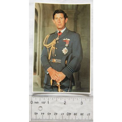 postcard H.R.H. Prince Charles, Wing Commander, Royal Air Force