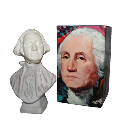 AVON Tai Winds After Shave President George Washington Bust 6oz Historical Gift
