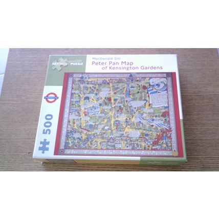 PETER PAN MAP OF KENSINGTON GARDENS Jigsaw Puzzle (500 Piece) Pomegranate