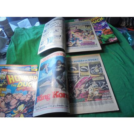 HOWARD THE DUCK LOT! Issues 5, 7, 8, 9, 10, 14 & 18! 1976-78! $65.00 Shipped!!