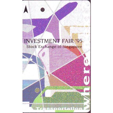 Investment Fair 95 S'pore Transitlink Train/Bus Card
