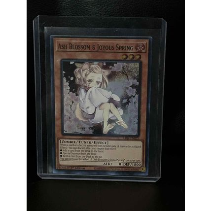 Ash Blossom & Joyous Spring (Alternate Art) - RA04-EN025 - Super Rare - 1st Edit