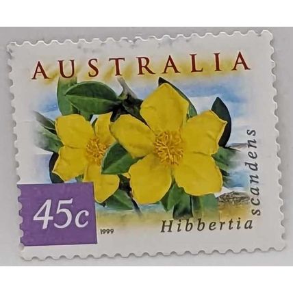 1999 Australia Guinea Flower 45C Stamp