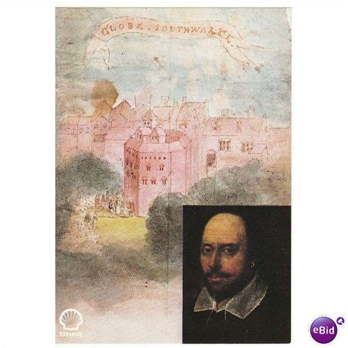 Shell Great Britons Card 1972 : WILLIAM SHAKESPEARE 1564-1616