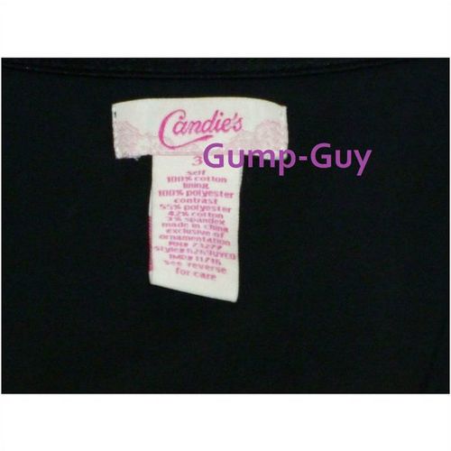 Candie's Brand Junior Little black Dress Candies Sleeveless Size 3 New NWT jr