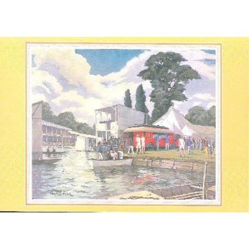 Henley-on-Thames, Oxfordshire - Mobile post office, Regatta c.1937 - postcard